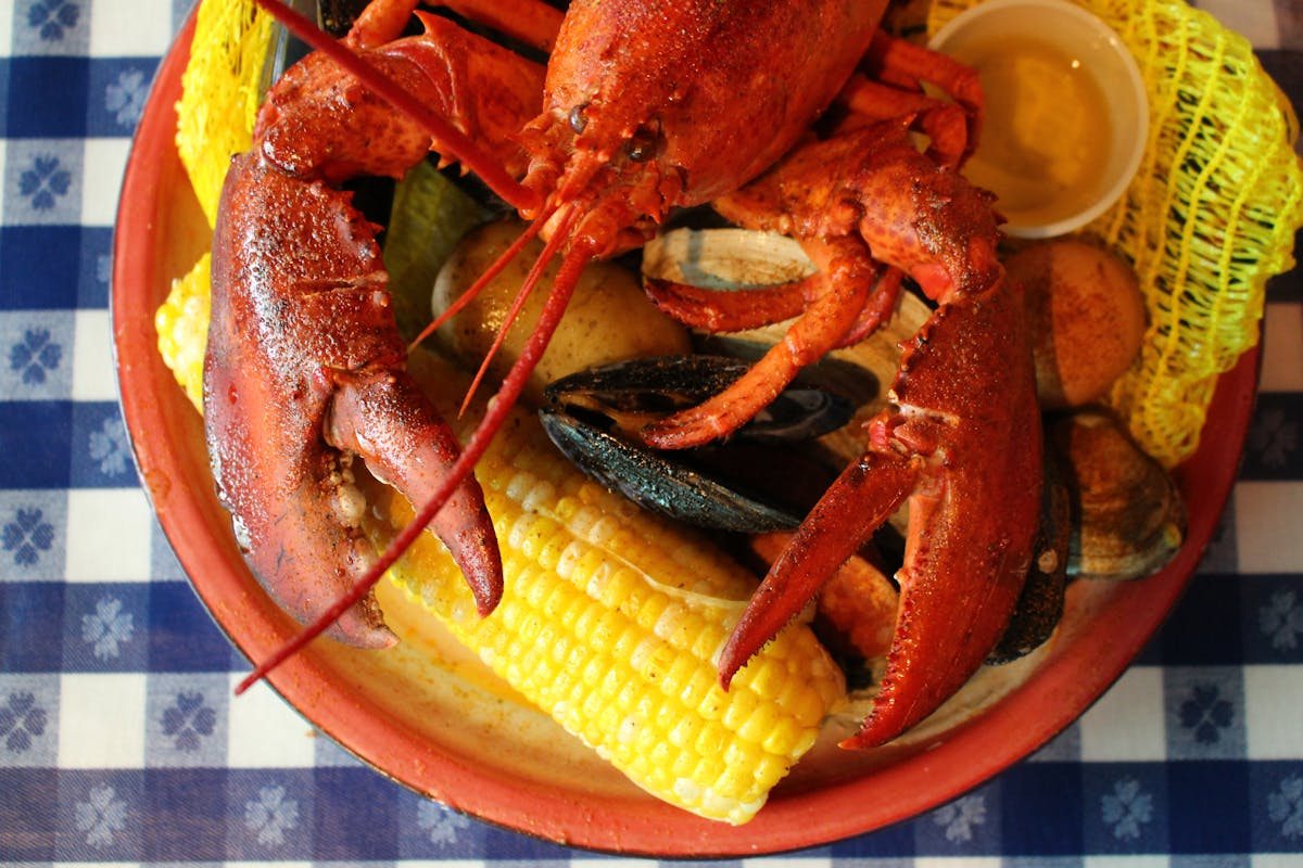 A lobster clambake